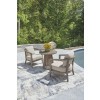 Cool Days Outdoor Chairs w/ Cushions and Table (Set of 3)