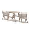 Martha Square Outdoor Table and Chairs (Set of 3)