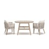 Martha Square Outdoor Table and Chairs (Set of 3)