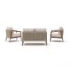 Endicott Lane Outdoor Sofa with Chairs and Table (Set of 4)