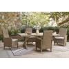 Carmel Bay Outdoor Dining Set w/ Arm Chairs