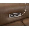 EasyMoney Caramel 6-Piece Power Reclining Sectional w/ Console