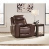 Mighty Moves Mahogany Power Recliner