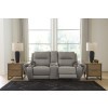 Nightfall Mania Ash Power Reclining Living Room Set