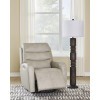 Starlight Scenes Stonewash Swivel Glider Power Recliner