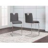 Dana 24 Inch Counter Height Stool (Charcoal) (Set of 2)