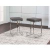Tomasso 24 Inch Counter Height Stool (Charcoal) (Set of 2)