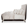 Paris Chic Channel Tufted Sleigh Bed