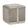 Linea Gray Pearl Ottoman