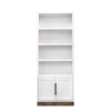 Nora Jasmine White with Barnwood Executive Home Office Set
