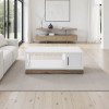 Nora Jasmine White with Barnwood Occasional Table Set