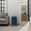 Nora Blue Denim and Whiskey Chairside Table