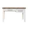 Nora Jasmine White with Barnwood Home Office Set with Writing Desk
