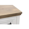 Nora Jasmine White with Barnwood Home Office Set with Writing Desk