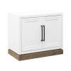 Nora Jasmine White with Barnwood 2-Door File Cabinet