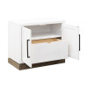 Nora Jasmine White with Barnwood Executive Home Office Set