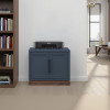 Nora Blue Denim and Whiskey Executive Home Office Set