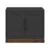 Nora Seal Skin with Whiskey 2-Door File Cabinet