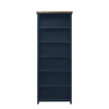 Nantucket Blue Denim and Whiskey 86-inch Bookcase
