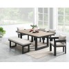 Costa Outdoor Dining Set w/ Bench