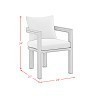 Playa Dark Grey and Olefin Beige Outdoor Dining Chair (Set of 2)