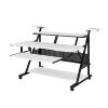 Willow Music Desk (White/ Black)