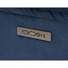 Osen Indigo Dual-Power Reclining Loveseat w/ Console