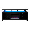 Orion Black 72-inch Fireplace Console