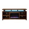 Orion Bourbon Oak 72-inch Fireplace Console
