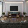 Orion Bourbon Oak 72-inch Fireplace Console