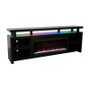 Orion Black 88-inch Fireplace Console