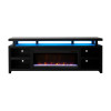 Orion Black 88-inch Fireplace Console
