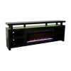 Orion Black 88-inch Fireplace Console