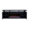 Orion Black 88-inch Fireplace Console
