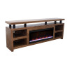 Orion Bourbon Oak 88-inch Fireplace Console