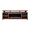 Orion Bourbon Oak 88-inch Fireplace Console