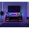 Orion Bourbon Oak 88-inch Fireplace Console