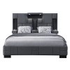 Oscar Dark Grey 8 Upholstered Bed