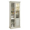 Display Curio Cabinet in Light Gray