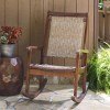 Emani Outdoor Rocking Chair (Brown)