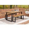 Town Wood 3-Piece Outdoor Dining Set