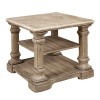Garrison Cove Stone Top End Table
