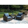 Windglow Outdoor 3-Piece Lounge Set