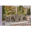 Beach Front Outdoor Trestle Dining Set w/ Beachcroft Chairs