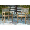 Janiyah Outdoor Rope Arm Chair (Set of 2)