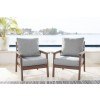 Emmeline Outdoor Lounge Chair (Set of 2)