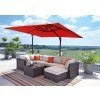 Renway Modular Outdoor Sectional Set w/ Umbrella