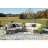 Calworth 3-Piece Outdoor Sectional w/ Console