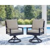 Mabry Shores Outdoor Swivel Chair (Set of 2)