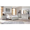 Willow Upholstered Bedroom Set (Gray Chalk)